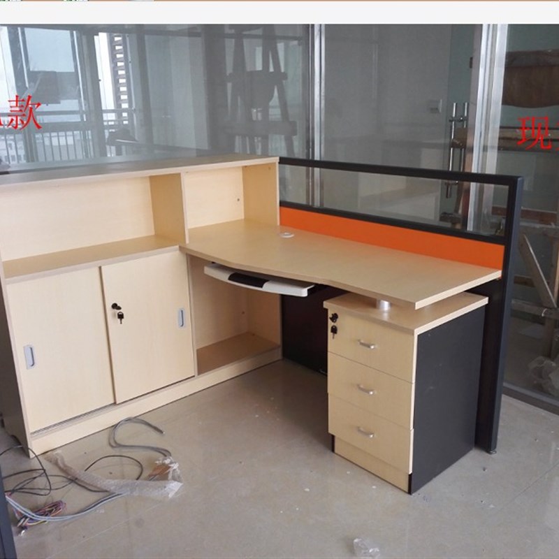 办公家具职员办公桌屏风工作位办公桌椅L组合职员桌员工位卡座