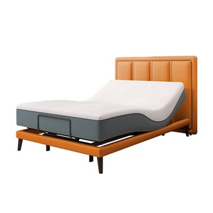 智能床单人小空间齐r边现代简约多功能按摩升降床一键入眠