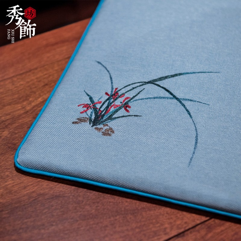 中式椅垫红木沙发坐垫古典家具木椅D子垫子圈椅太师椅茶椅座垫定
