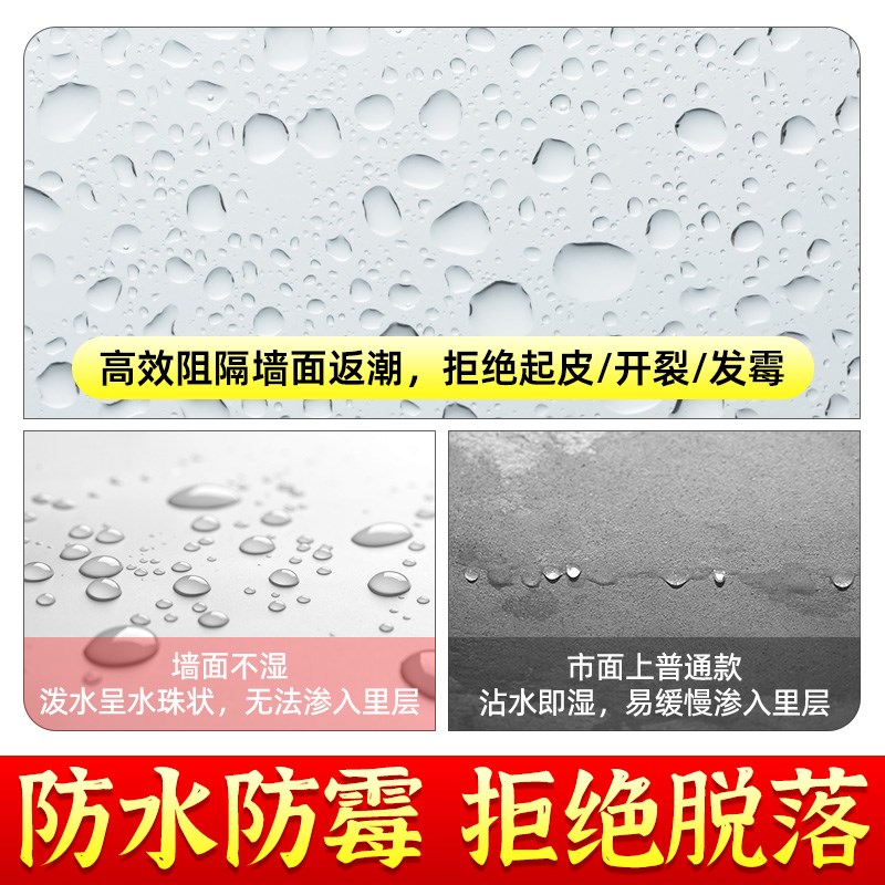 补墙膏腻子墙面修补白色翻新内墙防水防霉防潮批刮U墙免漆仿瓷涂
