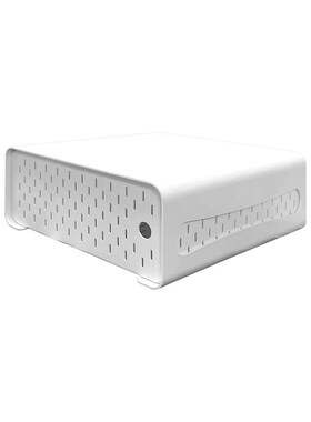 Itx机箱全铝机箱壳体白色1717机箱便K携软路由外壳铝制迷你机箱