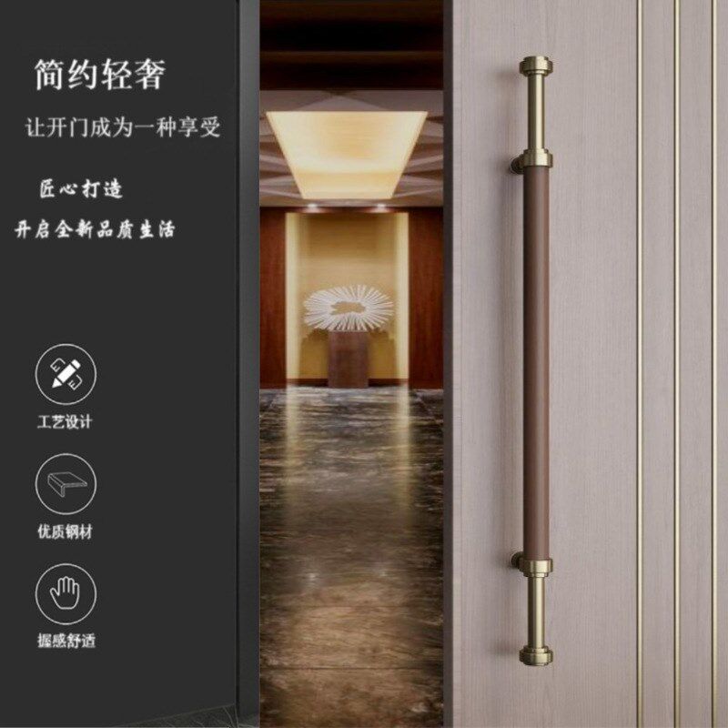 玻璃门拉手欧式大门把手酒店商铺不锈钢大门拉手实木Y门推拉门拉