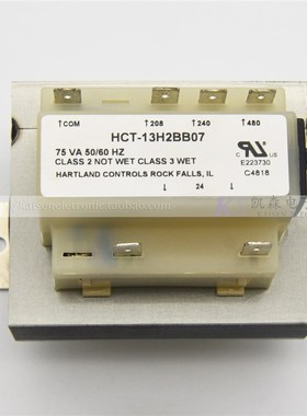 75VA 208V 240V 480V转24V 带断路开关UL HCT-13H2BB 隔离变压器