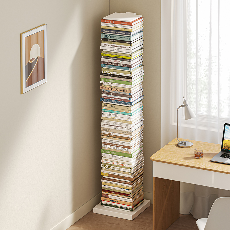 钢制隐形书架多层置物架落地书房展示架创意靠墙铁艺收纳架子客厅