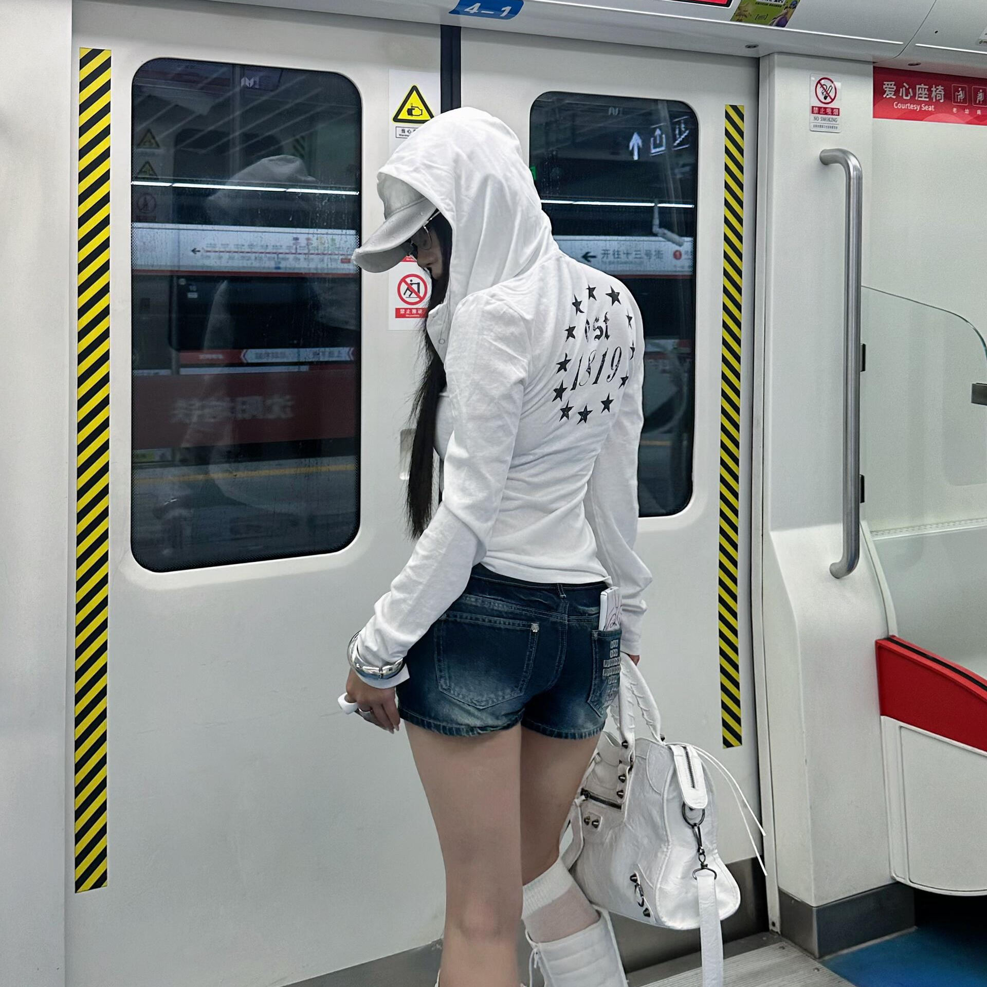 哥特风防晒罩衫修身薄纱辣妹上衣