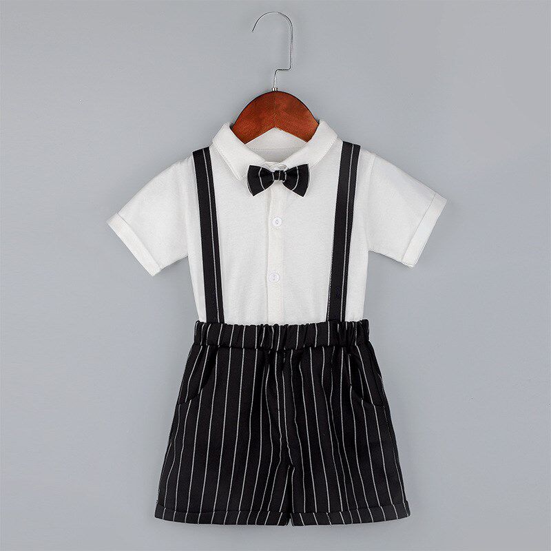 小男童西装春夏季宝宝1周岁宴礼服2抓周衣服婴幼儿童生日英伦套装