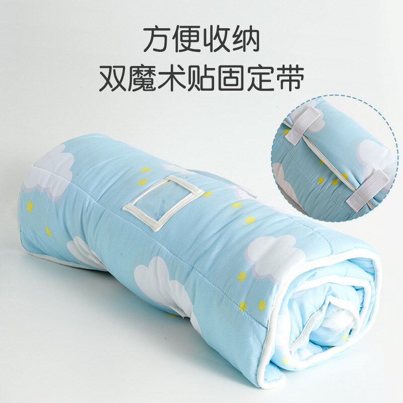 新款便携式午睡垫儿童防着凉踢被子信H封式卡通图案幼童地板睡袋