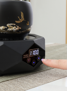 格帝亚多功能黑晶炉m泡茶炉定时静音不挑壶烧水炉保温小型烧水煮