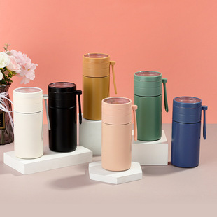 茶水分离保温杯泡茶水杯带滤网A迷你男女款不锈钢茶隔双层茶漏便