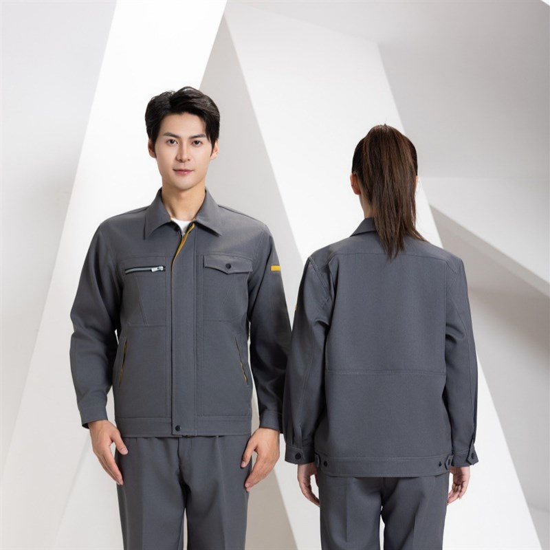 春秋长袖工作服i套装耐磨耐脏工地工厂车间维修工装劳保服定制开