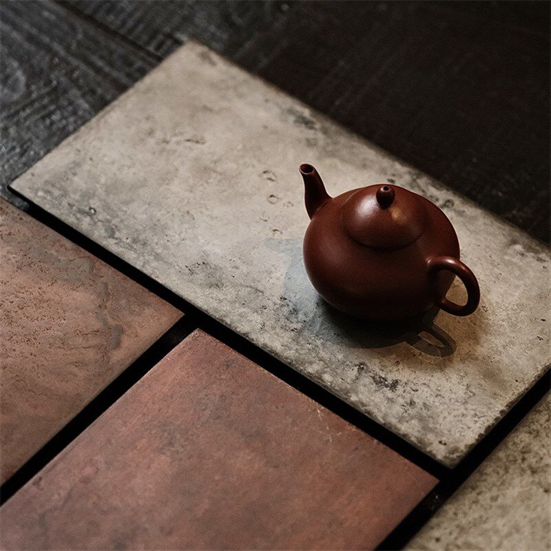 不亦室 瘦马手作 大漆茶盘贴金Z箔银箔平盘