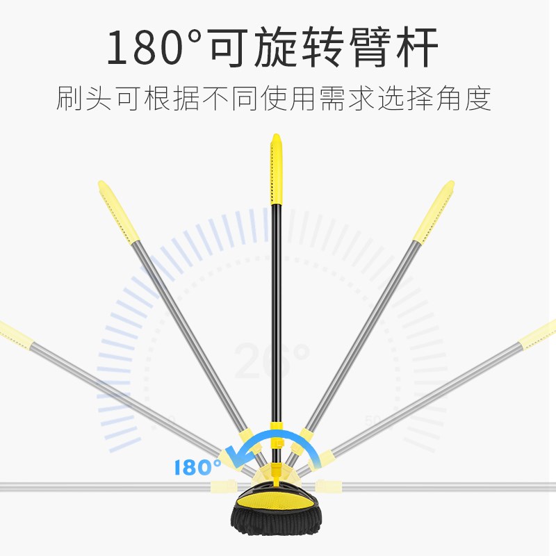 洗车拖把不伤车软毛刷车神x器刷子汽车长柄伸缩式加长擦车工具