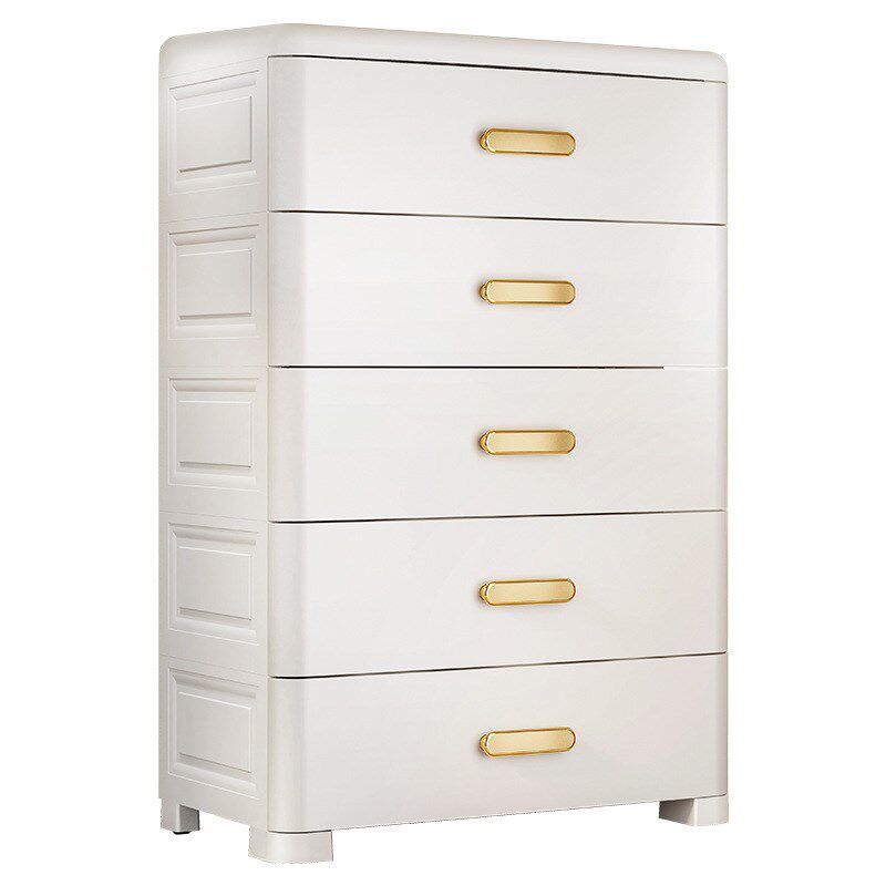 欧式45-70宽度抽屉式收纳柜款纯白储物柜M客厅整理柜卧室床头柜子