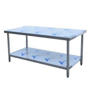 不锈钢工作台 G厨房酒店操作案板厨房设备 简易平板操作台