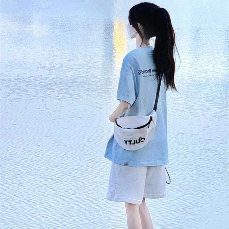 学生宽松显瘦短袖短裤休闲套装女夏季新款韩版时尚运动服两件套潮