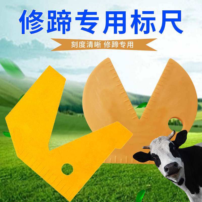 修蹄尺奶牛测量修蹄标尺畜牧养D牛测量工具牛蹄尺子修蹄工具