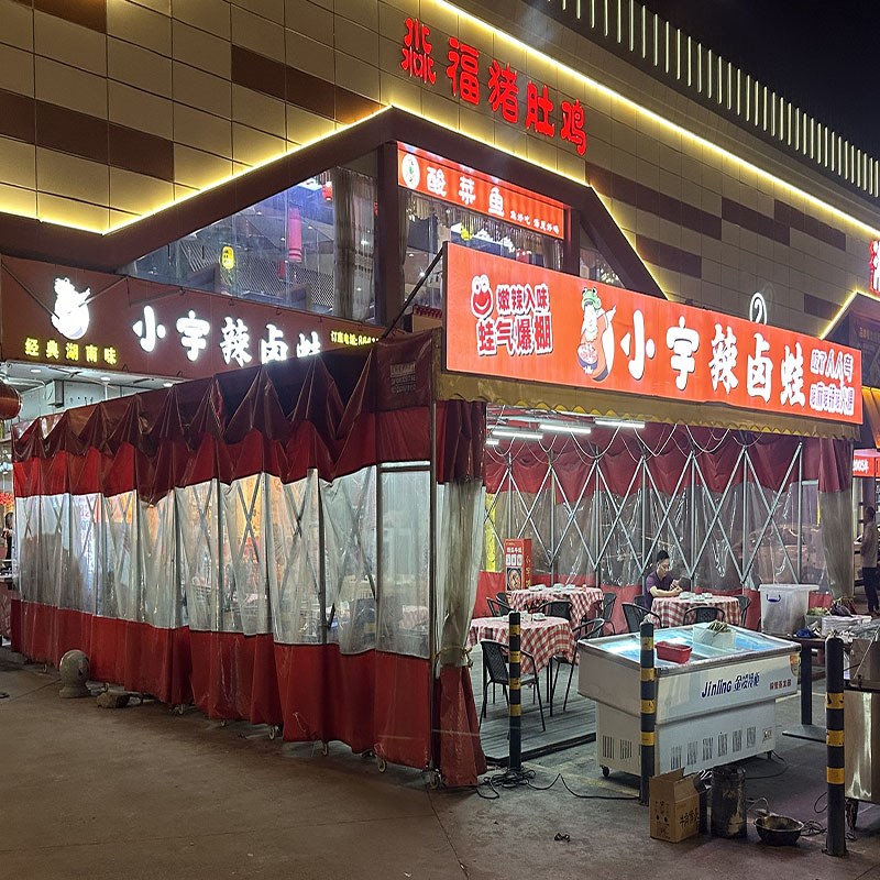 加厚透明挡风挡雨大排档围挡阳台B户外雨棚帐篷保温pvc防水防雨布