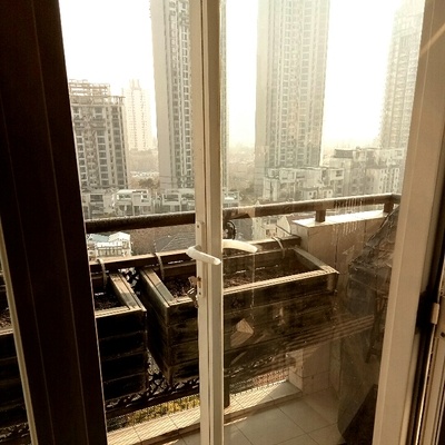 50型铝合金平开门锁8520门锁执手锁窄面板门锁内外开门锁推拉门锁