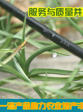 16双孔贴片式滴灌带双孔滴水新料抗老化农用滴管微喷带浇水神器管