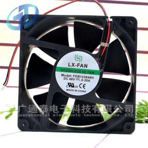 原装 LX-FAN FDB123848H 48V 0.30A 12CM 12038 加湿器变频器风扇