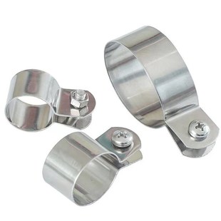 304不锈钢欧姆接地卡子管卡管夹 骑马卡支架管扣喉箍水管100