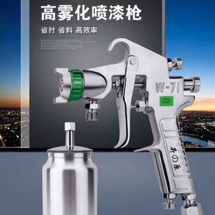 日本进口井原W-71油漆喷枪上壶下壶家具汽车气动涂料喷漆枪W-77
