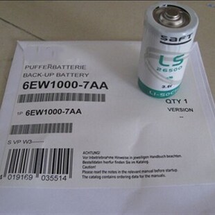 原装进口6EW1000-7AA 专用锂电池 3.6V LS26500