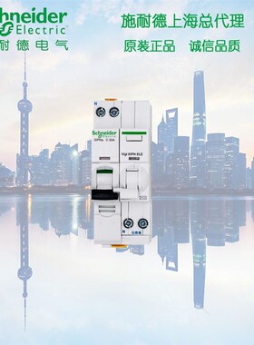 原装 施耐德 A9系列 IDPNA A9P08625+A9Y57625 双进双出带漏电