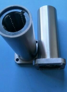 304材质不锈钢方法兰加长直线轴承SLMK20 25 30 40LGA钢保耐高温