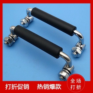 可折叠带螺母型 L120不锈钢圆形拉手 怡合达标准件XAL06 L100