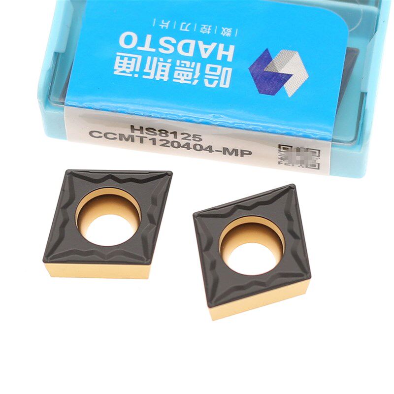 株洲哈德斯通菱形单面数控刀片CCMT120404-MP HS8125双色钢件专用
