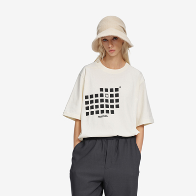 PROJECTJOIN非对称斜肩T恤 男女同款