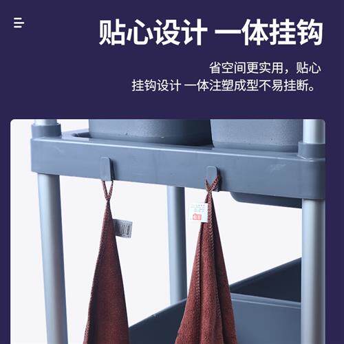酒店餐车垃d圾桶 店酒收餐车三层推车撤餐车收车碗带垃圾桶多功能