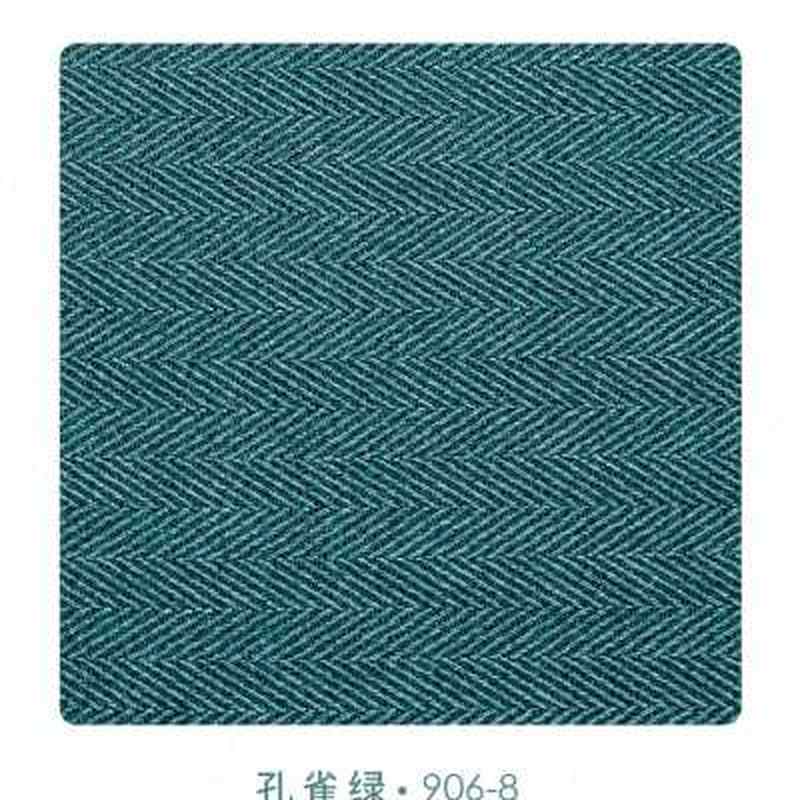 古尔曼 纯色人字纹小o肌理窗帘布 新款简约日式全遮光成品卧室书.