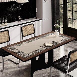 现代简约桌布餐垫防水防油防烫桌z面保护垫免洗可擦PVC餐桌垫桌布