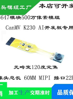 CanMV K230 OV5647摄像头模组 AI开发板专用500万像素1080P 30FPS