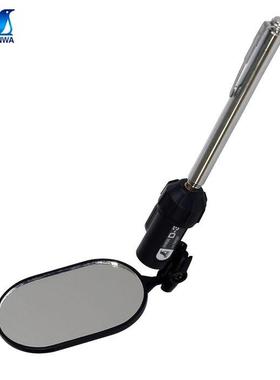 日本亲和shinwa企鹅点检镜LED带灯车底伸缩式检测查镜74157 50*80