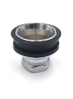 全铜蹲便器连接组件冲水阀配件大便器进水口密封圈接一寸32MM管径