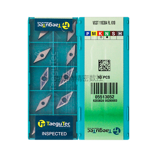 韩国特固克 Taegutec数控刀片 VCGT110304-FL K10 加工铝件