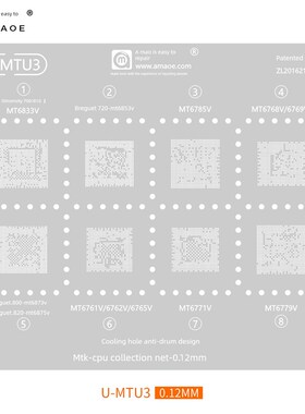 阿毛MU3/MT6762V/6739V/6757V/6771V/6763V/6875V/8768VCPU植锡网