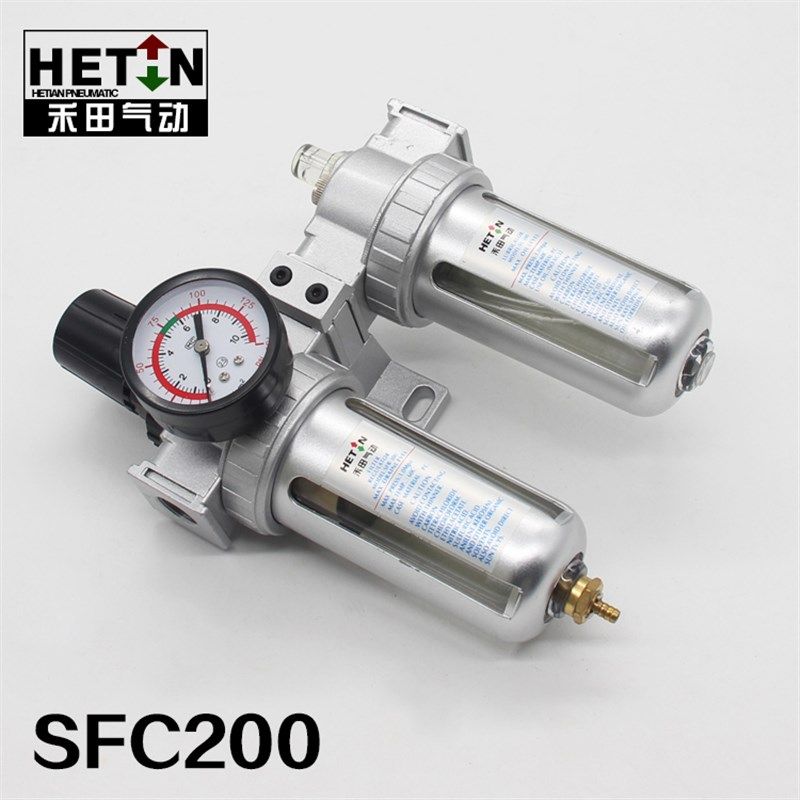 禾田山二联件SFC200/300/400 油水分离器/气源处理件过滤器调压阀
