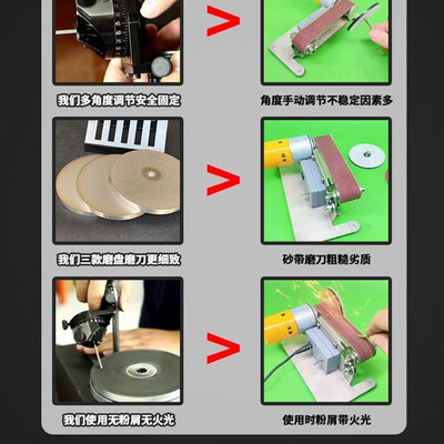 万能磨刀机尖端多角度精密电镀打磨机雕金刀微镶铲刀首饰打金工具