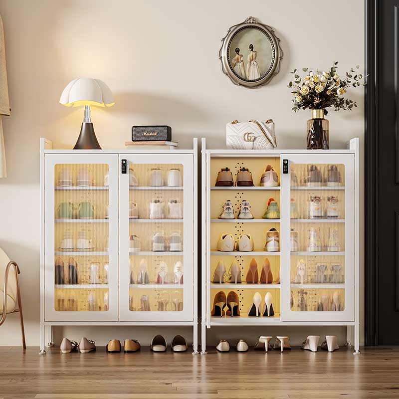 带锁家用门口h楼道外钢制金属大容量收纳储物柜走廊防盗