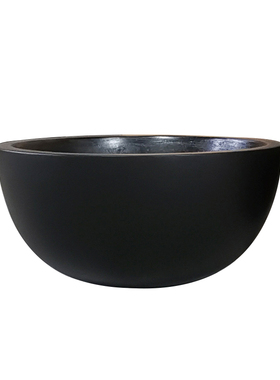 大型玻璃钢e花盆半圆碗形落地大花盆插花摆件客厅大厅装饰品