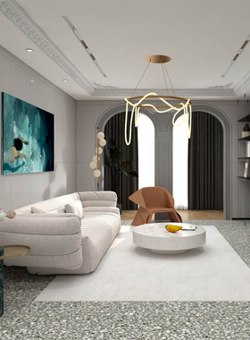 侘寂风柔光哑光素色微水泥地板瓷砖奶油白色600x12U00日式客厅墙