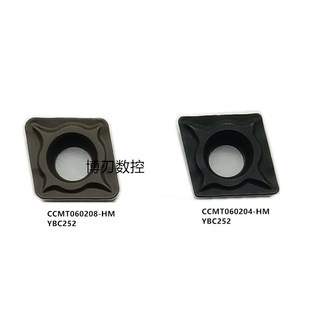 CCMT060204-HM小孔径镗刀片YBC252株洲数控小菱形R0.8车刀黑金刚