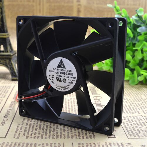 台达 AFB0924HB DC 24V 0.45A 90*90*25MM 9CM 变频器散热风扇
