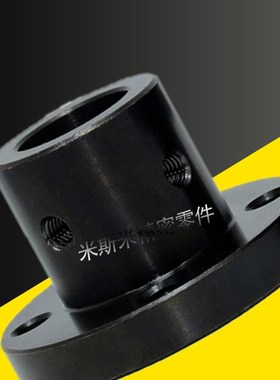 S45C钢圆法兰型导向轴支座光轴支撑座固定座标准型STHRB/STHR标准