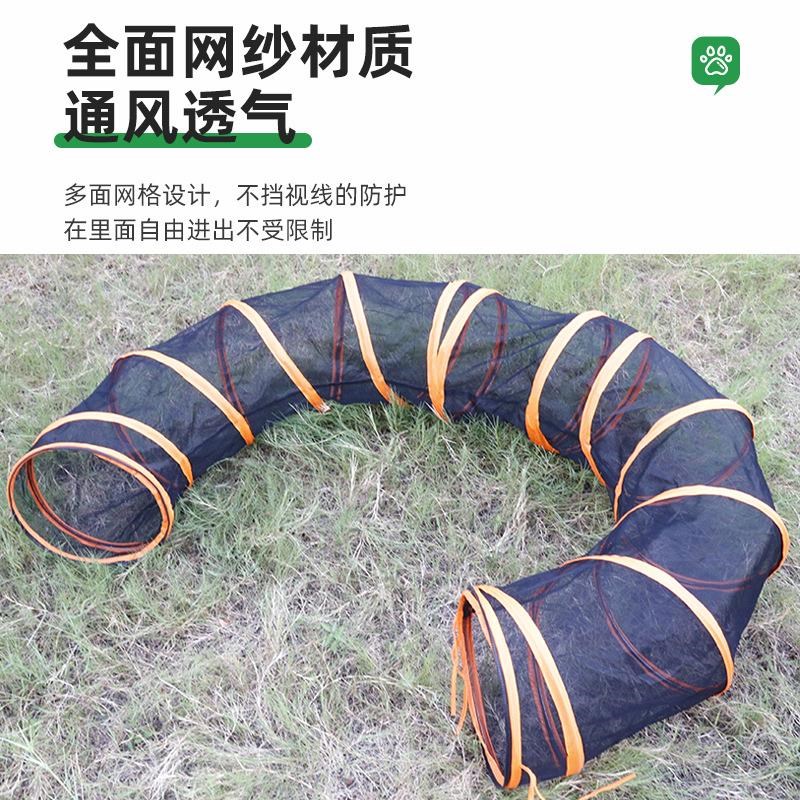 流浪封闭式猫隧道便携可折叠狗窝套装猫窝钢丝宠T物帐篷通道现货