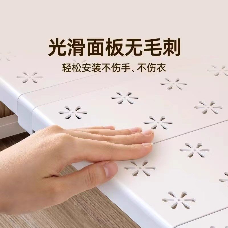衣柜隔板a分层收纳神器学生宿舍柜子可伸缩柜内隔断层板整理置物